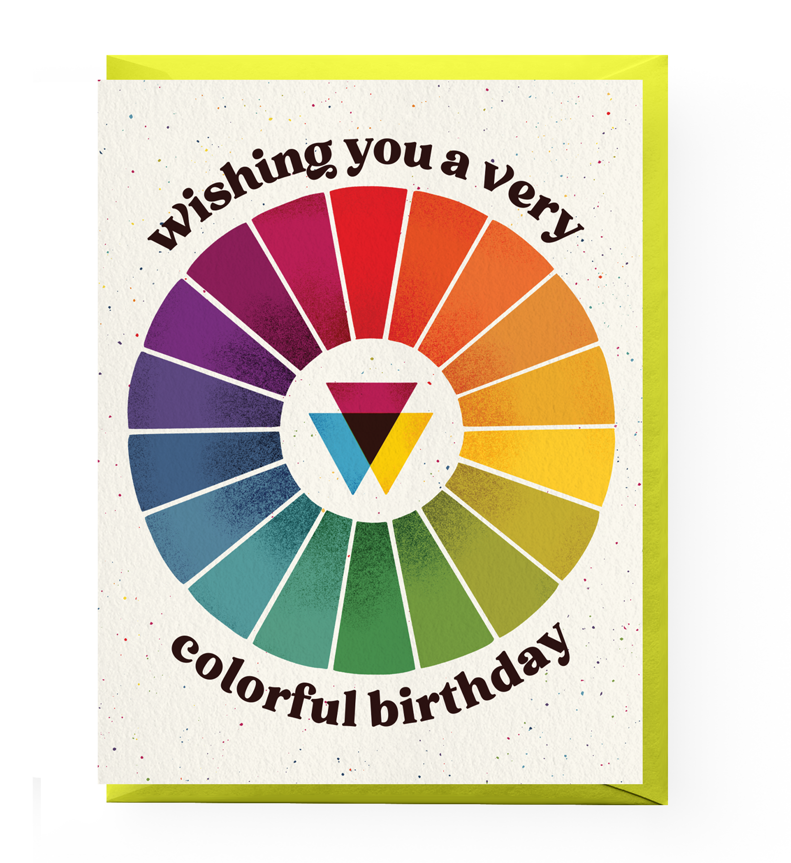 Color Wheel Birthday Card