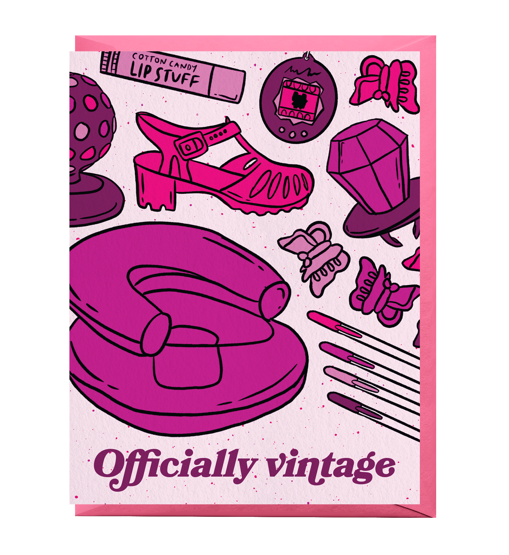 Officially Vintage 90s Greeting Card